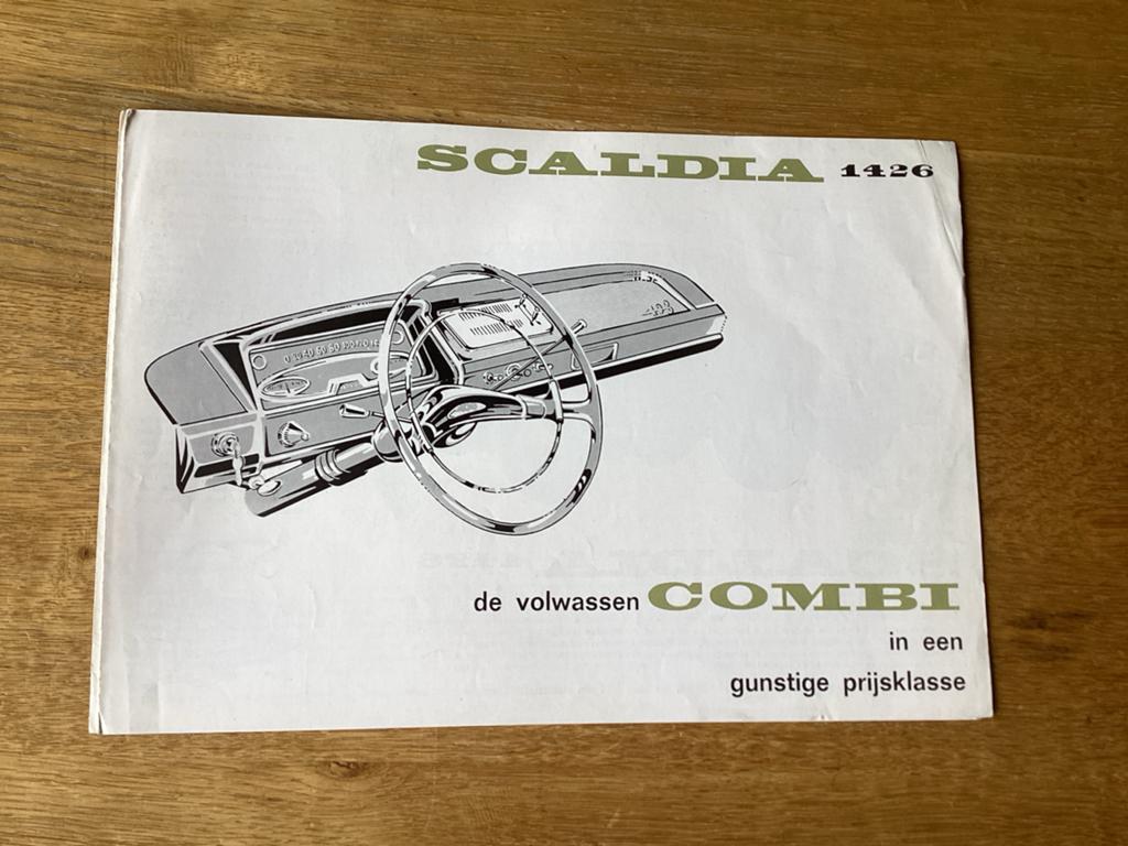 Scaldia 1426 brochure, Ophalen of Verzenden, Overige merken