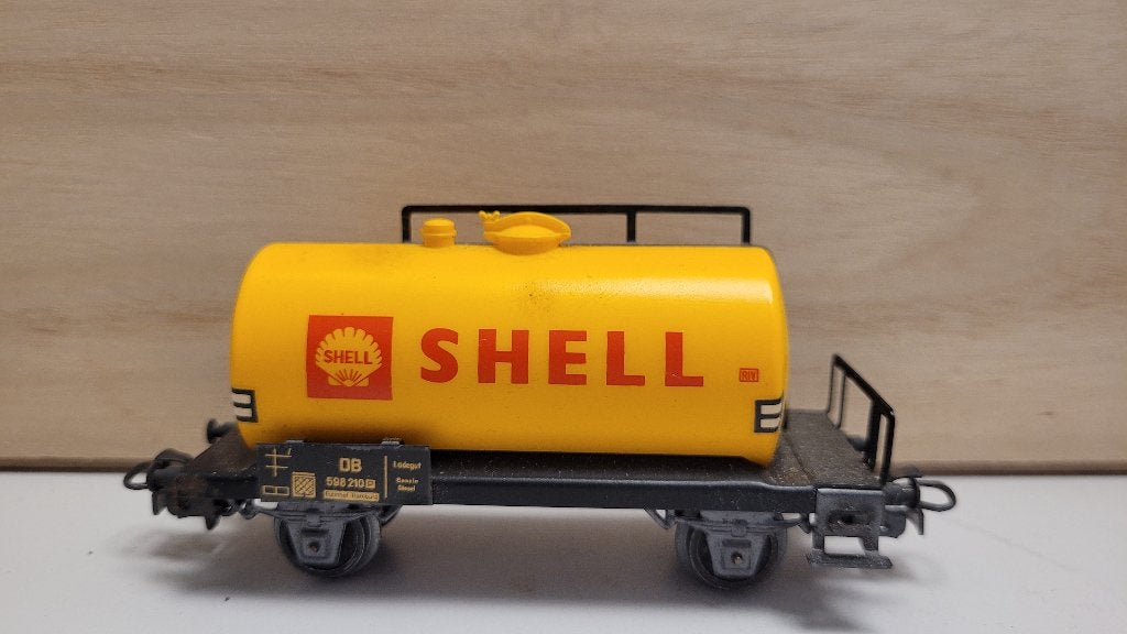 Märklin 4502 Ketelwagen Shell van de DB, Wisselstroom, Wagon, Ophalen of Verzenden, Zo goed als nieuw