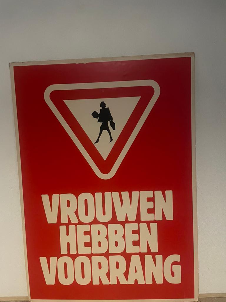 Vintage vrouwen bord, Ophalen of Verzenden, Zo goed als nieuw