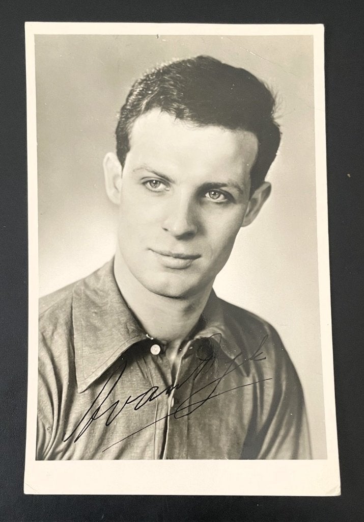 Andries van Dijk - keeper Sparta Rotterdam - fotokaart 1962, Verzenden, Zo goed als nieuw, Sparta, Poster, Plaatje of Sticker