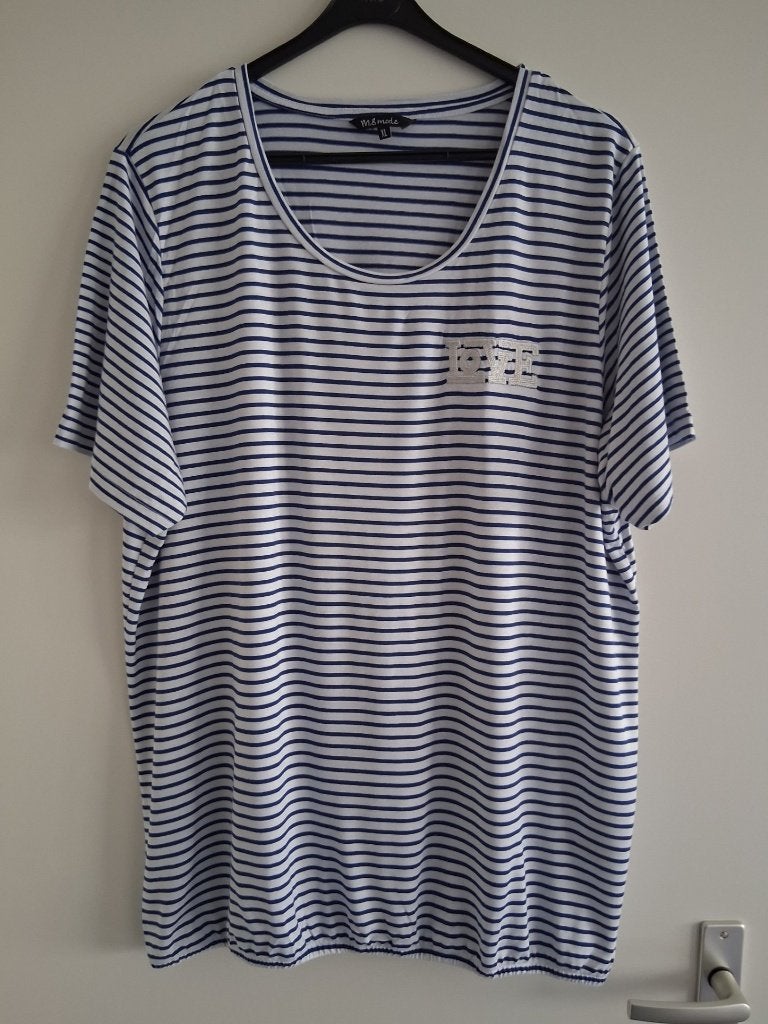 T shirt maat XL, Wit, Maat 46/48 (XL) of groter, Nieuw, Ophalen of Verzenden