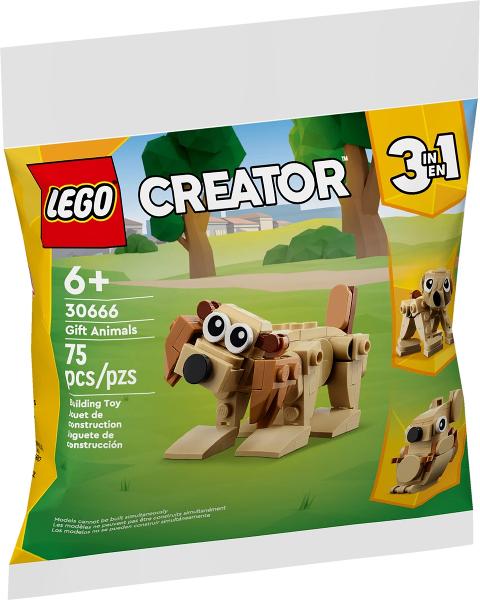 Lego Creator polybag 30666 Cadeaudieren, Lego, Nieuw, Ophalen of Verzenden, Compleet