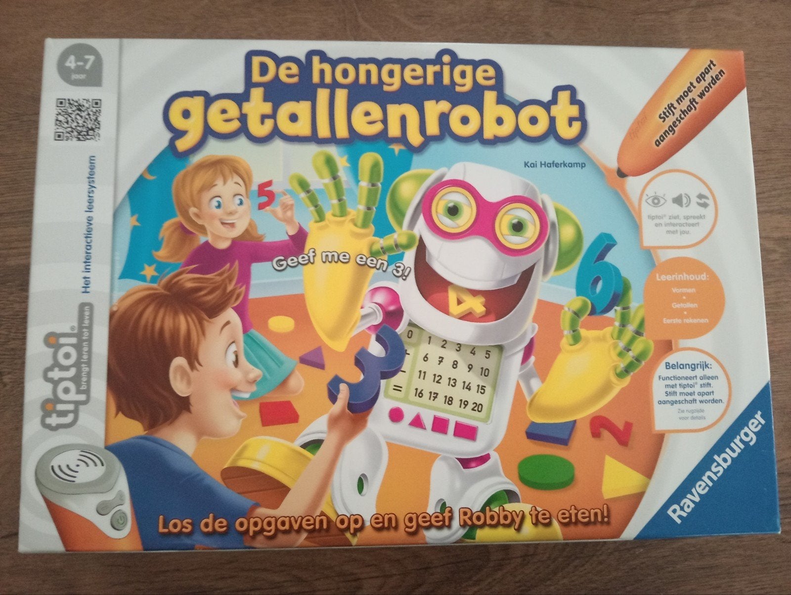 Tiptoi de hongerige getallenrobot, Ophalen of Verzenden