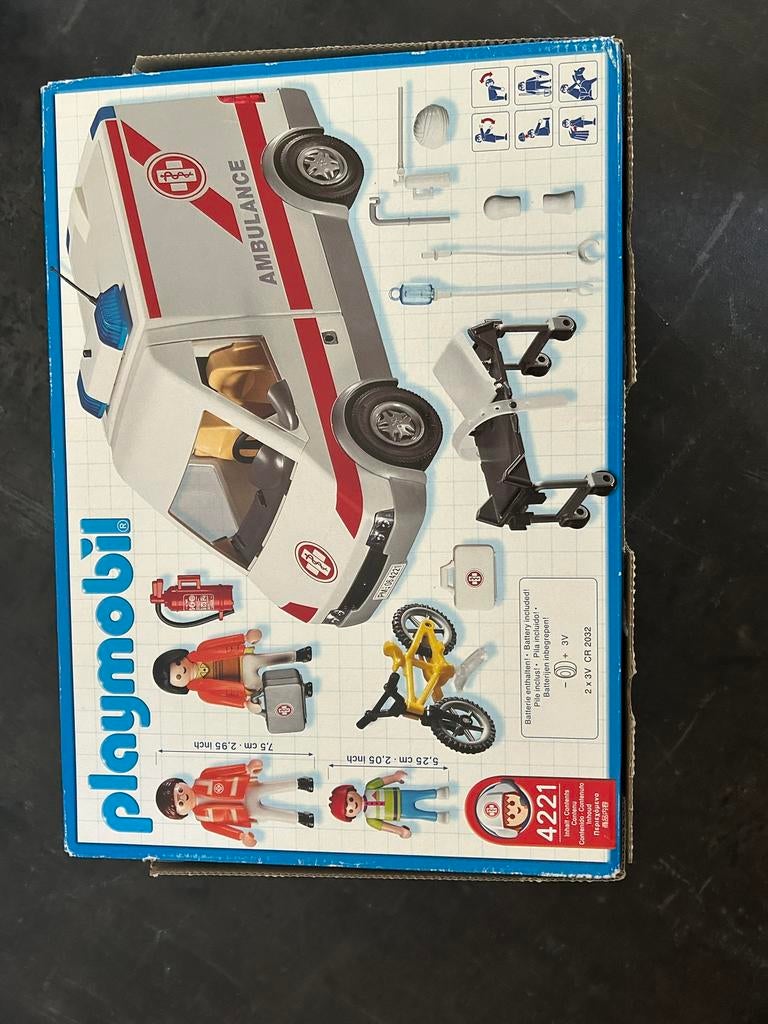 Playmobil ambulance, Ophalen, Gebruikt, Complete set