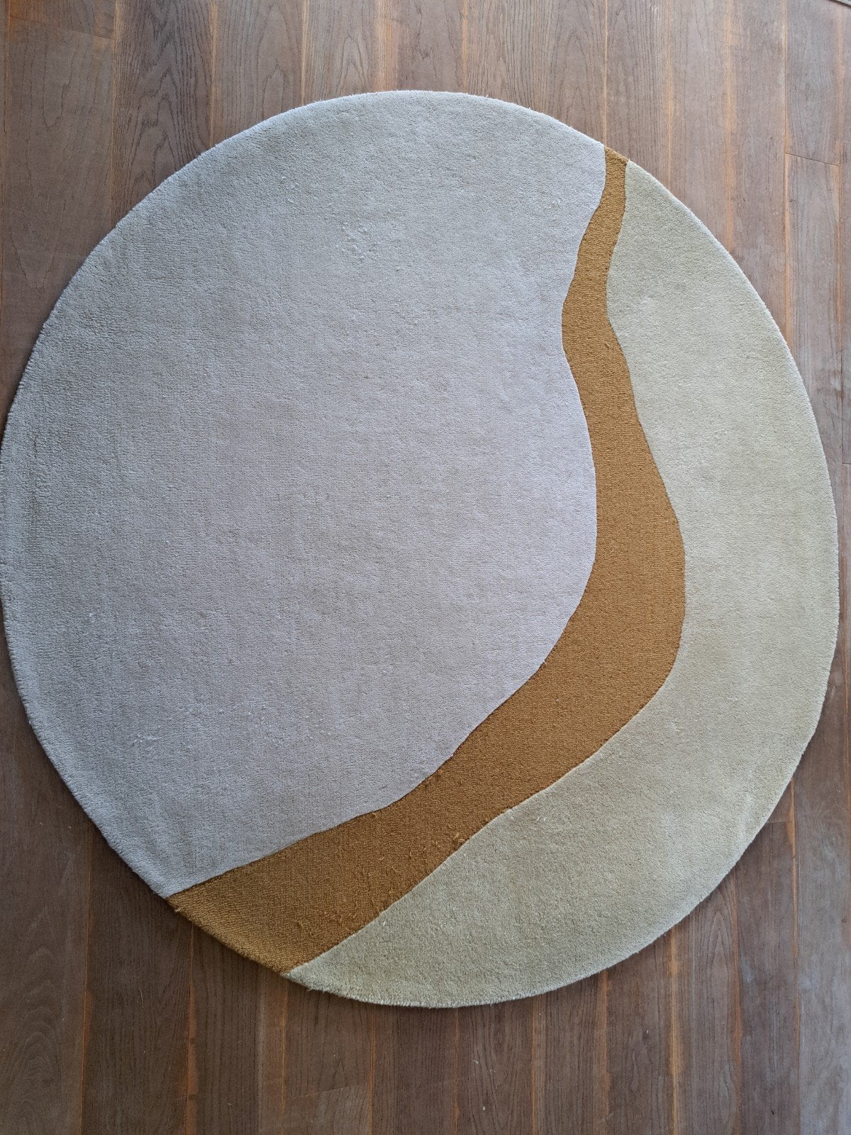 Brinker Carpets Organix Gold rond vloerkleed 200, Huis en Inrichting, Ophalen, 150 tot 200 cm, Rond, 150 tot 200 cm