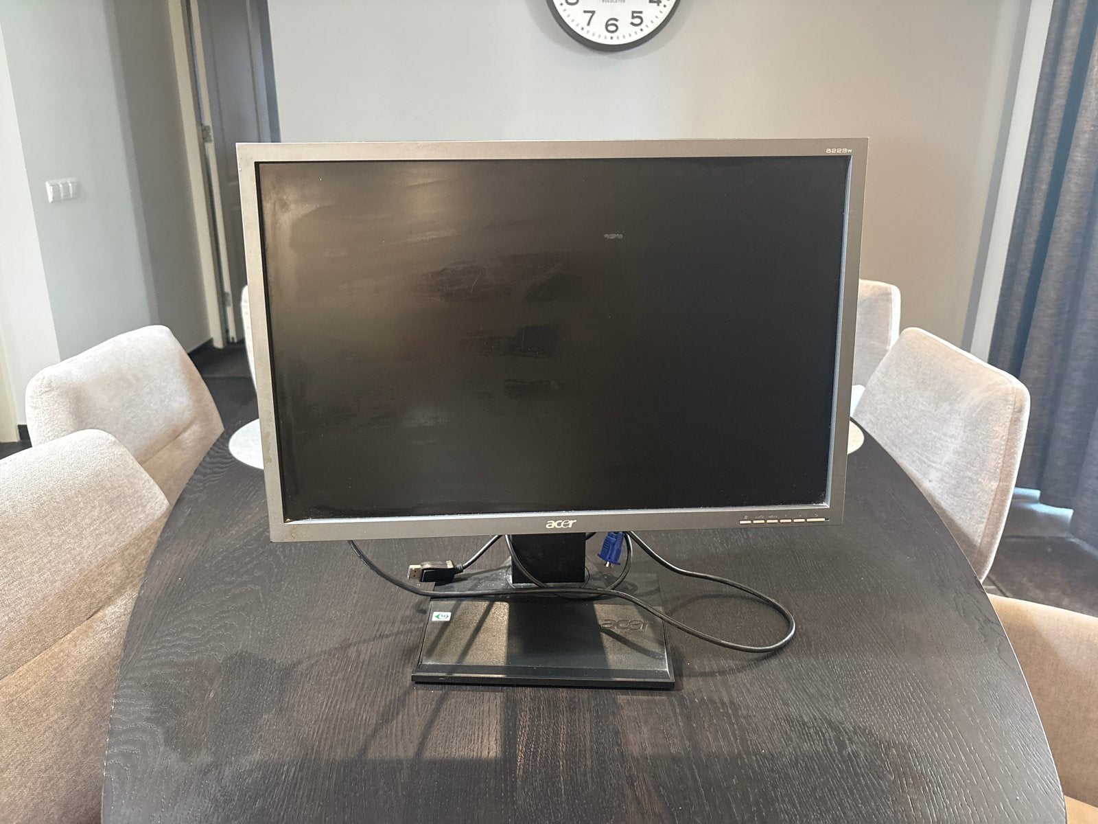 Acer computerscherm, Computers en Software, Monitoren, Gebruikt, Kantelbaar, Full HD, DVI
