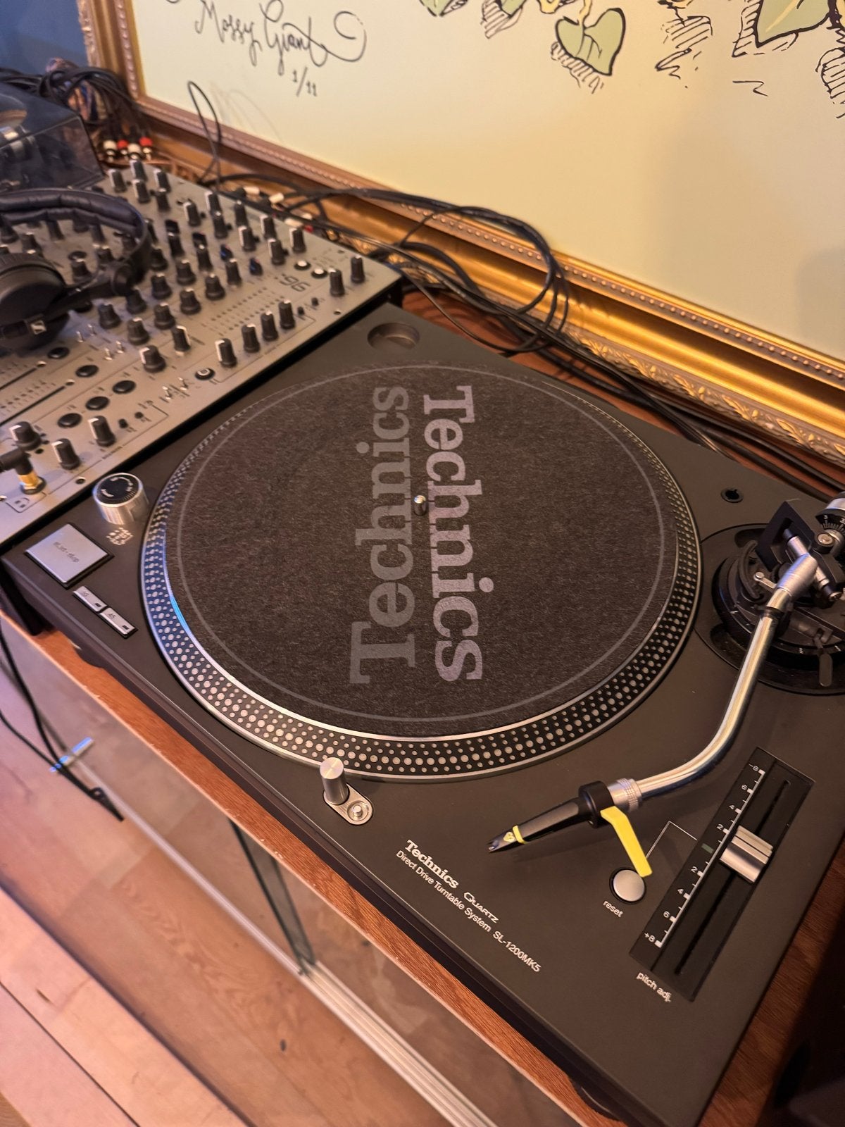 Technics SL-1200MK5 Direct Drive Platenspeler, Pitch-regelaar, Ophalen of Verzenden, Zo goed als nieuw, Platenspeler