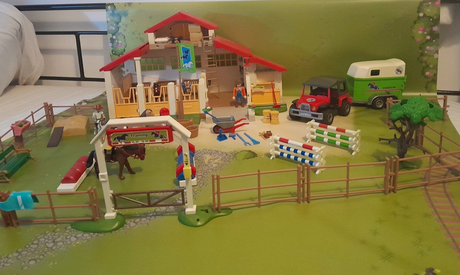 Playmobil giga Paardenmanege speelset, Ophalen of Verzenden, Country, Complete set