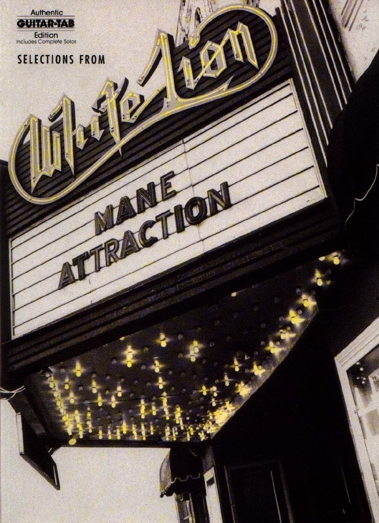 gitaar-White Lion -- Selections from Mane Attraction tab, Overige genres, Ophalen of Verzenden, Artiest of Componist, Gitaar