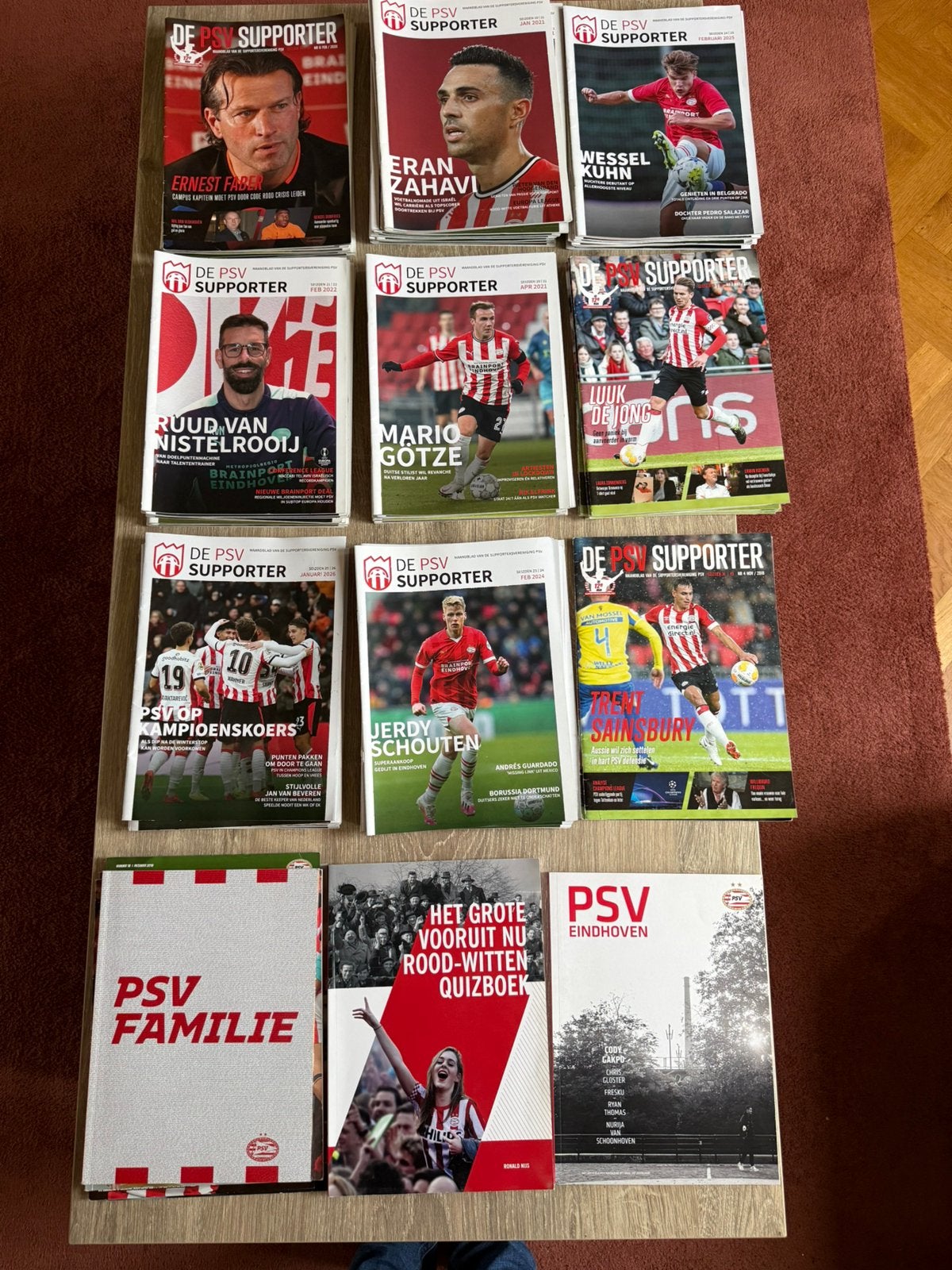 PSV Verzameling – Supportersbladen, FC PSV Magazines en meer, Ophalen of Verzenden, Zo goed als nieuw, PSV, Boek of Tijdschrift