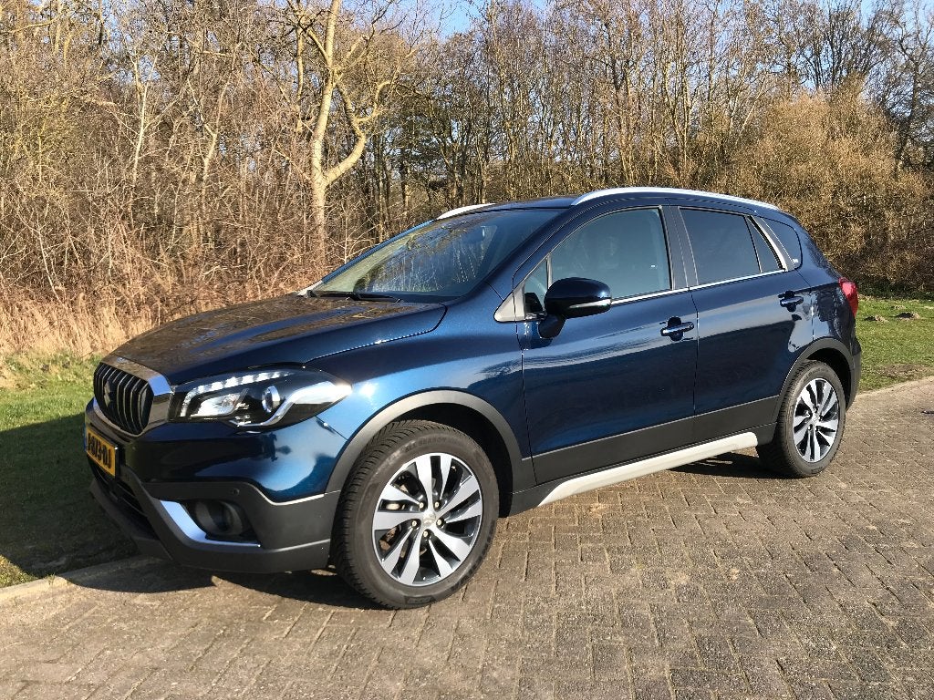 Suzuki S-Cross 1.4 Boosterjet 129PK Smart  Hybrid 2020 Blauw, Voorwielaandrijving, Stof, Zwart, 4 cilinders