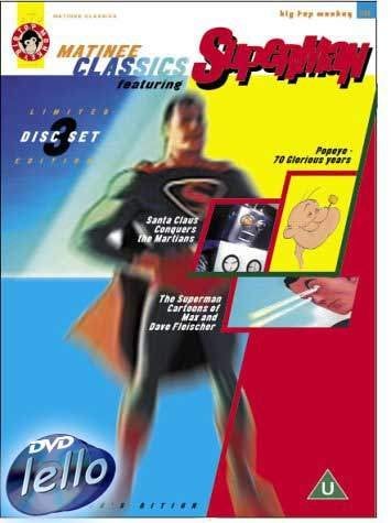 Matinee Classics (Superman, Popeye & Santa Claus) UK nietNLO, Tekenfilm, Ophalen of Verzenden, Zo goed als nieuw, Alle leeftijden