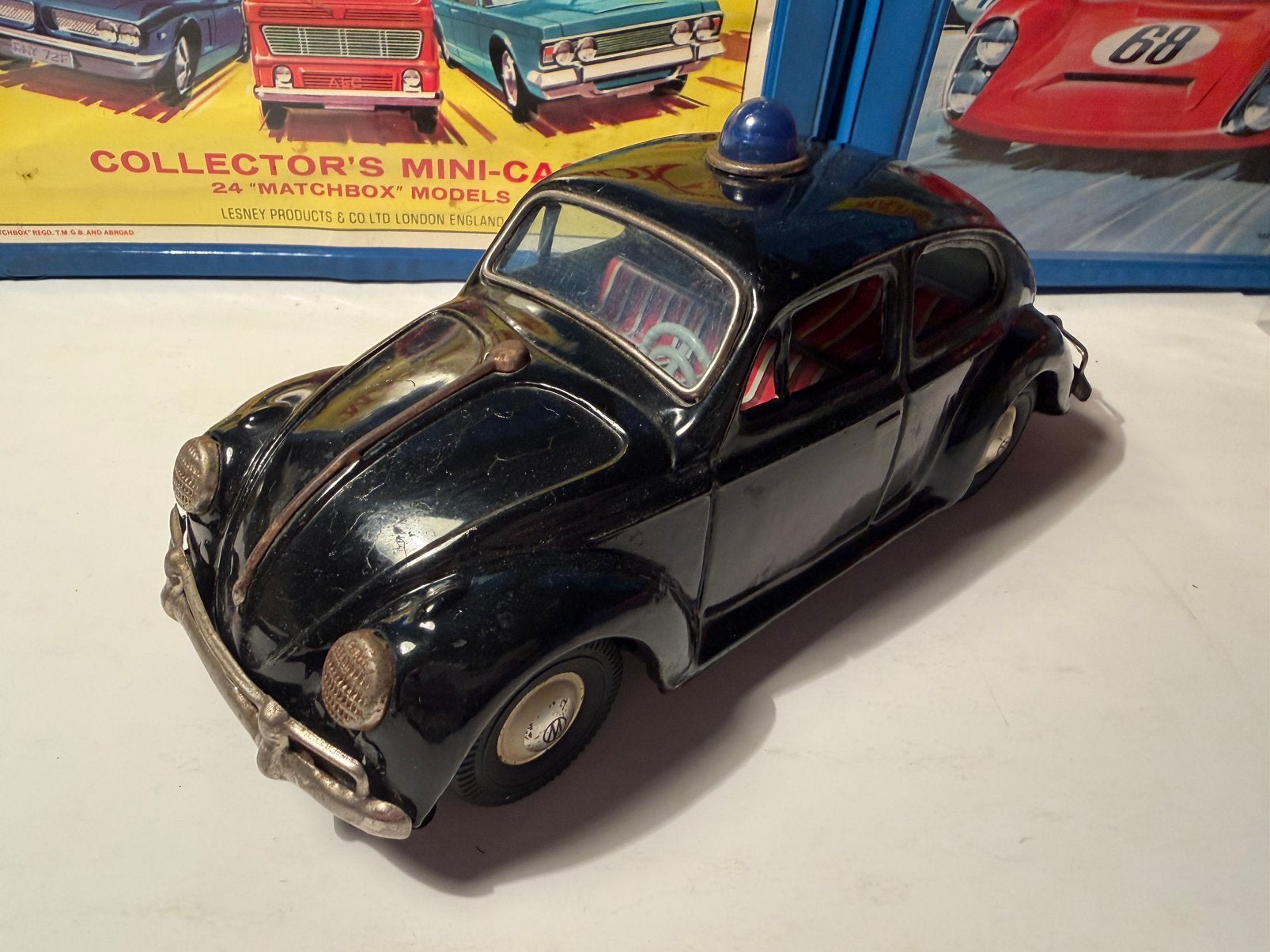 Bandai Volkswagen Kever Rijkspolitiewagen, Ophalen of Verzenden, Gebruikt, Auto
