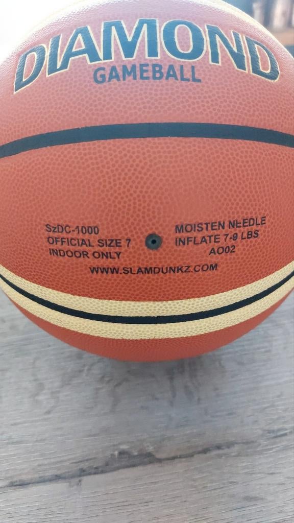Diamond Gameball Basketbal - Maat 7 Indoor, Ophalen