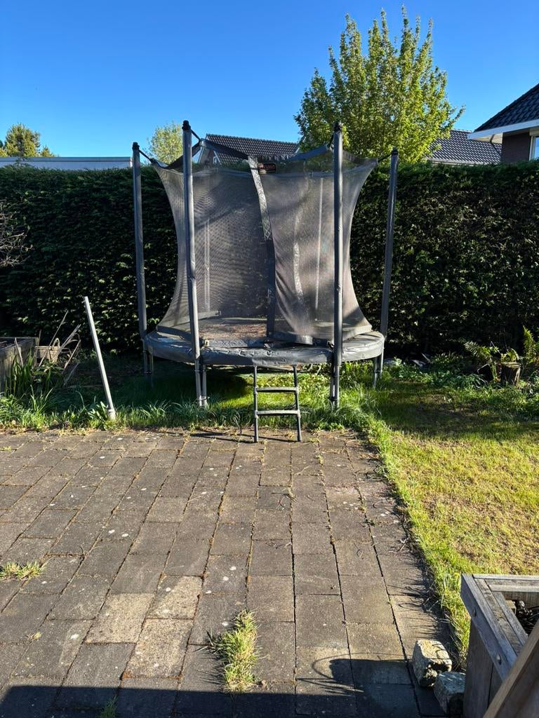 Trampoline rond 2,5m Salsa met ladder, Ophalen, Gebruikt