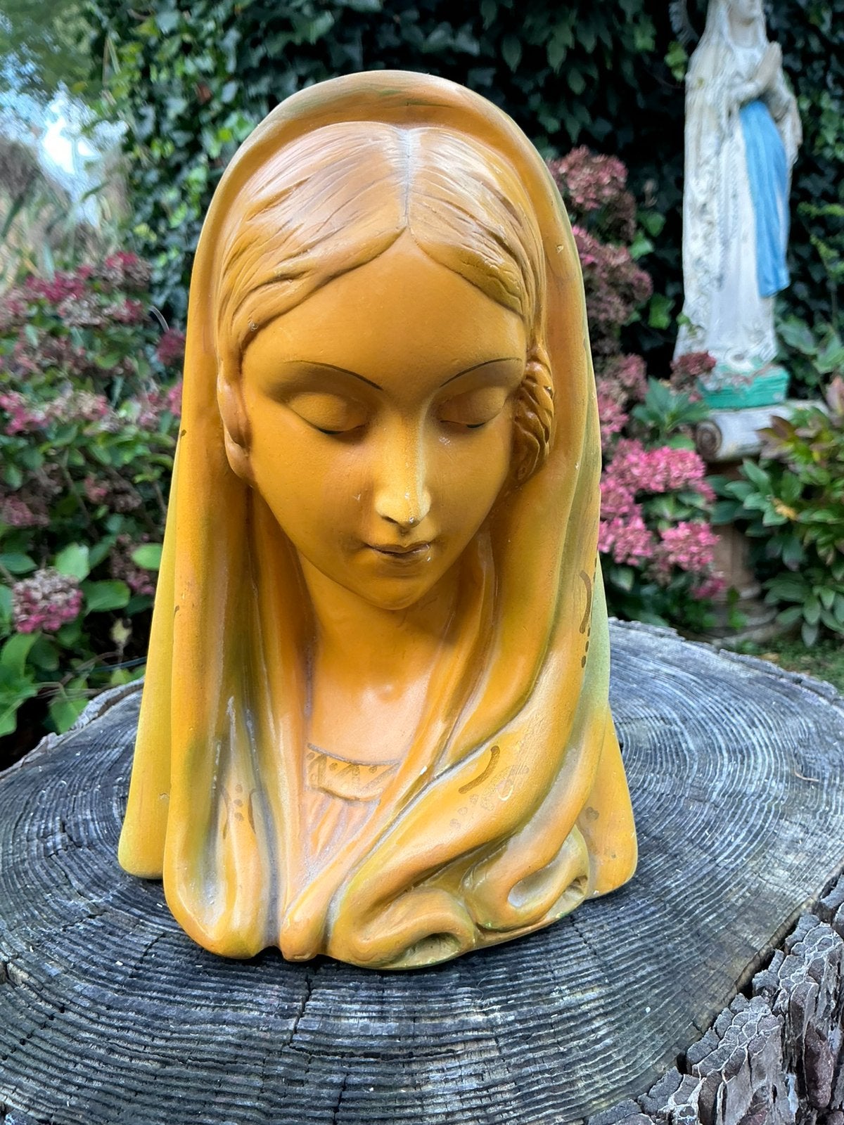 Lief Belgisch Mariabeeld ❤️ buste Maria borstbeeld, Antiek en Kunst, Ophalen of Verzenden