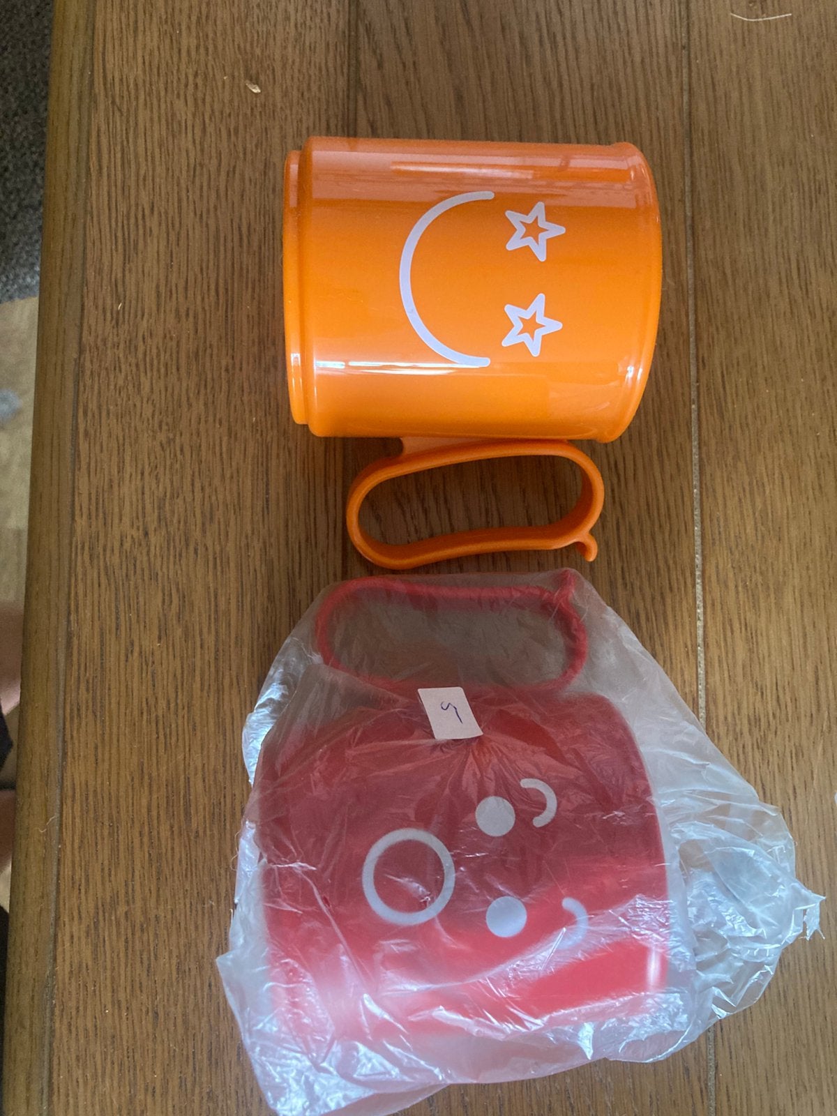 Tupperware bekers, Met handvat, Beker of Kan, Nieuw, Oranje
