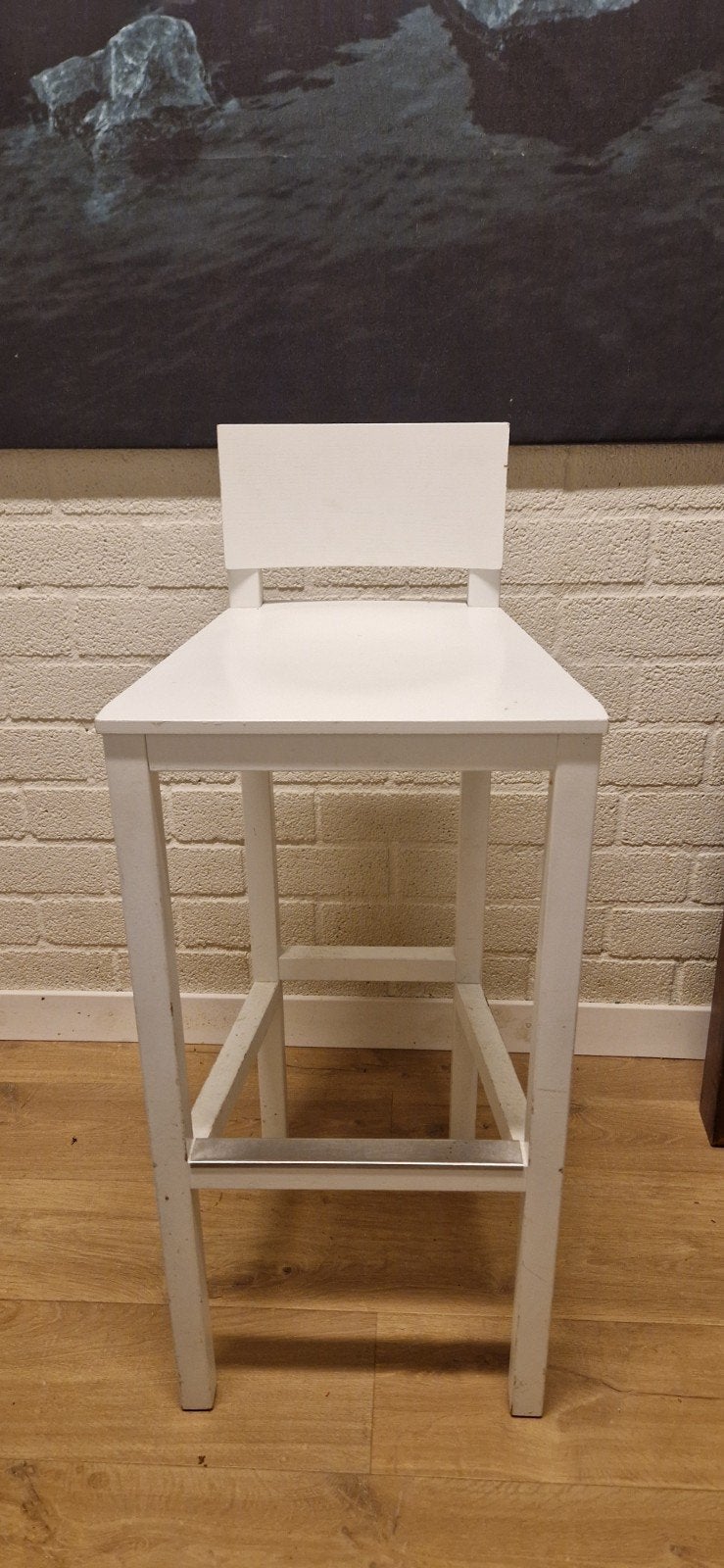Witte barkruk voor kookeiland - Atelier van Lieshout, Ophalen of Verzenden