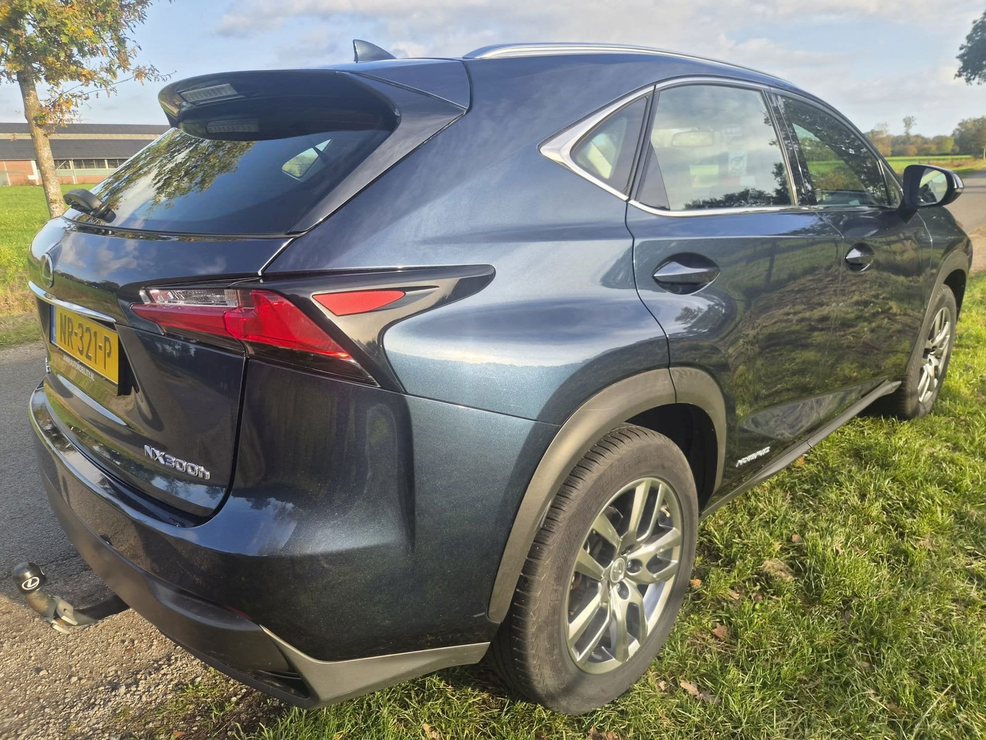Lexus NX 300h TOPKWALITEIT met trekhaak, Auto's, Automaat, Stof, Gebruikt, Blauw