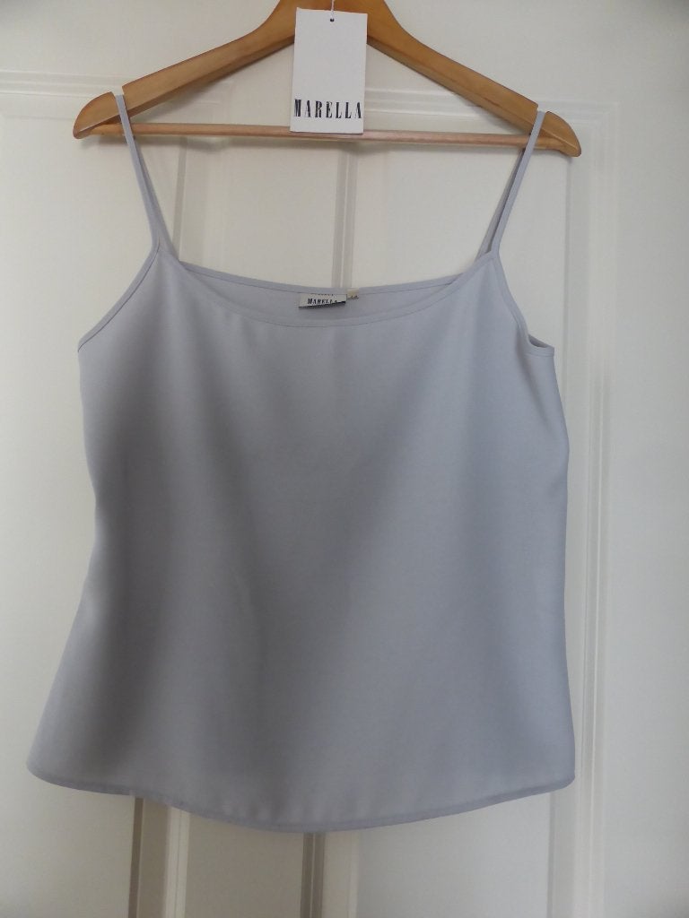 Marella Lichtgrijze Tanktop Maat 38 (EU), Maat 38/40 (M), Nieuw, Ophalen of Verzenden, Marella
