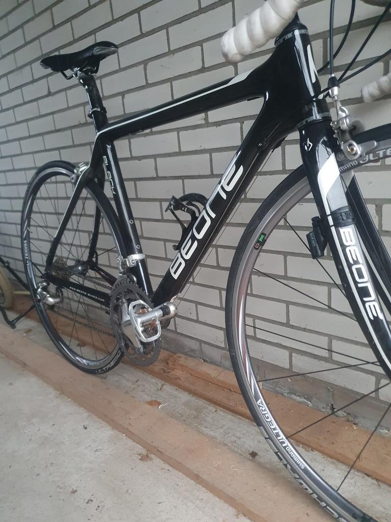 Beone Black Carbon Racefiets - Shimano Ultegra 3x10, Fietsen en Brommers, Fietsen | Racefietsen, Ophalen of Verzenden