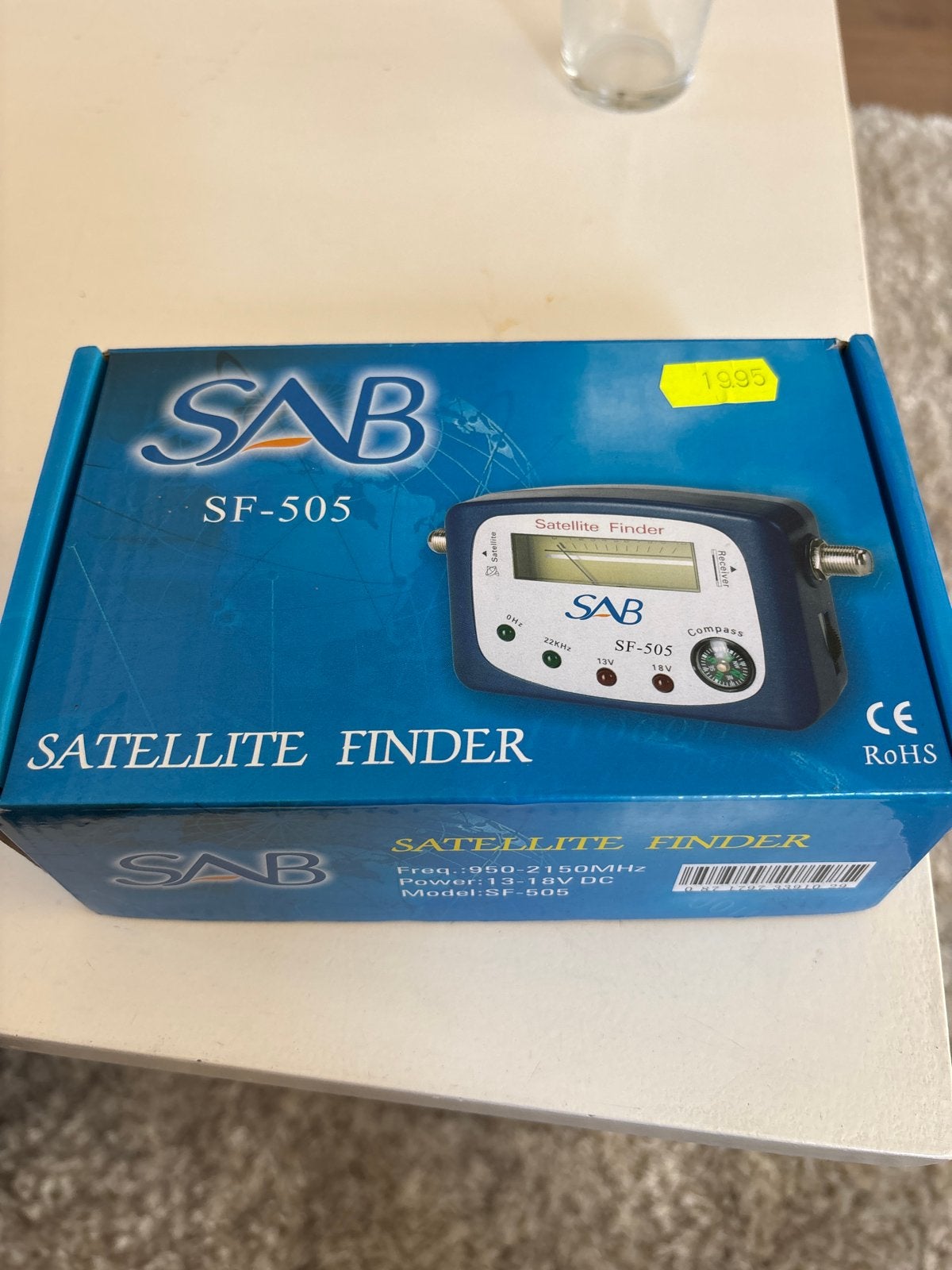 SAB SF-505 Satelliet Zoeker - Nieuw in doos, Ophalen of Verzenden, Nieuw, (Schotel)antenne, Overige merken