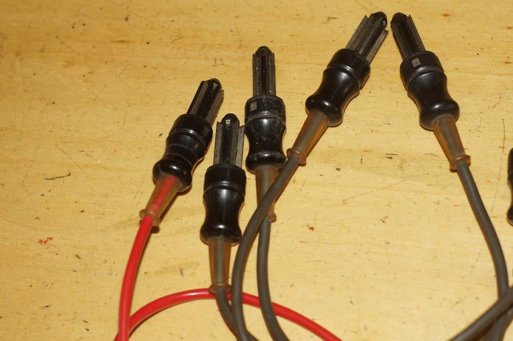 patchkabel  polygram oud jaren zestig   4 stuks, Polygram, Gebruikt, On, Ophalen of Verzenden