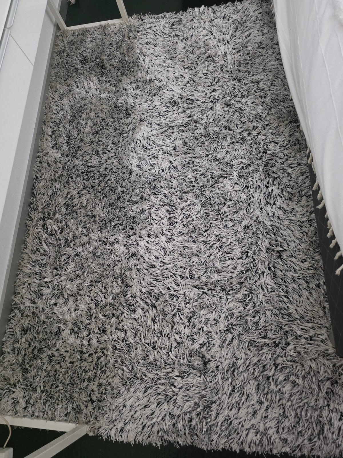 Zwart-wit vloerkleed Sunside Zebra op maat 120x180 cm, Ophalen, Gebruikt, 100 tot 150 cm, 150 tot 200 cm