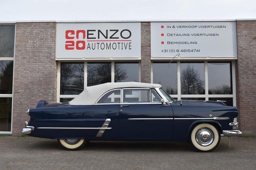 Ford CRESLINE SUNLINER |Nieuwstaat| 50 anniversary|1953, Auto's, Keurmerk '100% Onderhouden', 3500 cc, Blauw, Leder