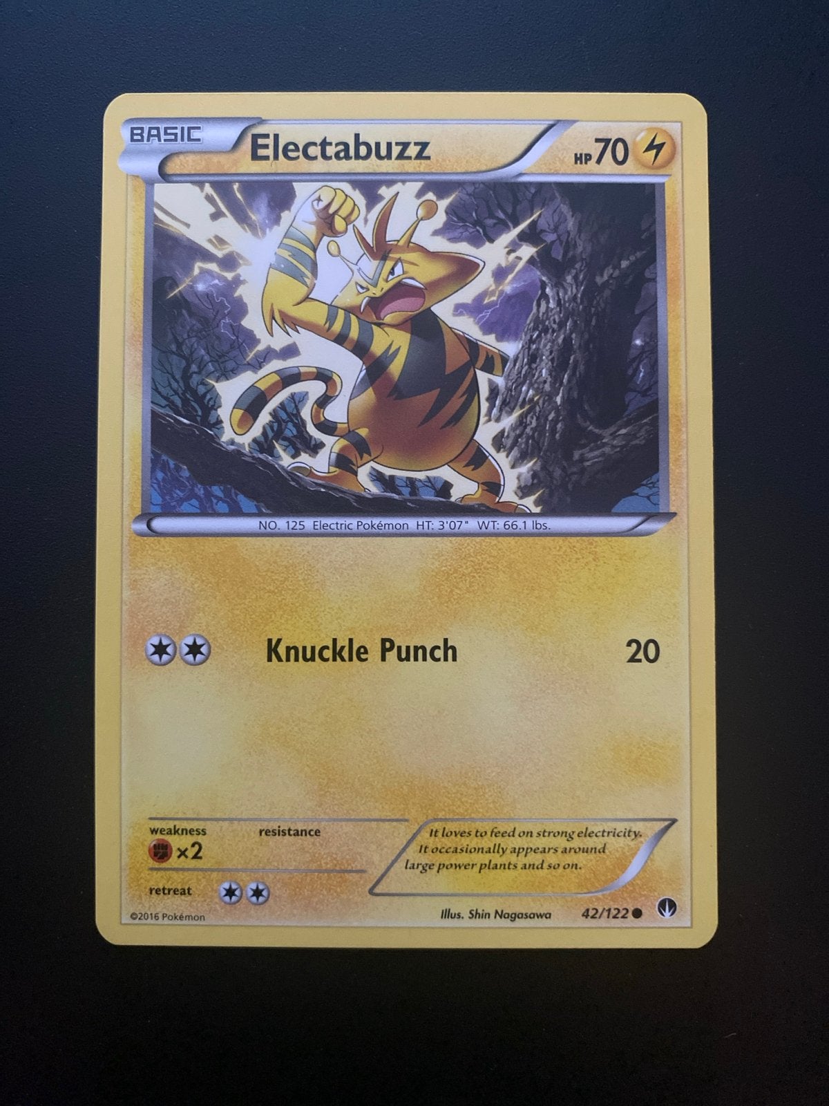 Electabuzz 42/122 XY Breakpoint (2016) Packfresh Mint!, Ophalen of Verzenden, Nieuw, Losse kaart