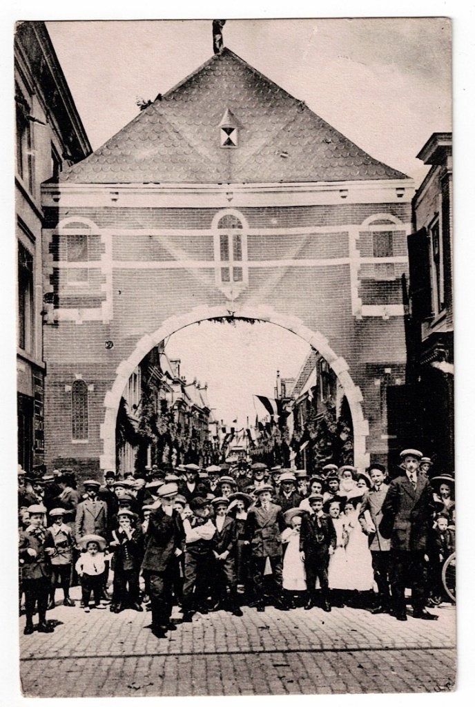 Utrecht 1911. Lustrum in de Willemstraat., Ophalen of Verzenden, Voor 1920, Ongelopen, Utrecht