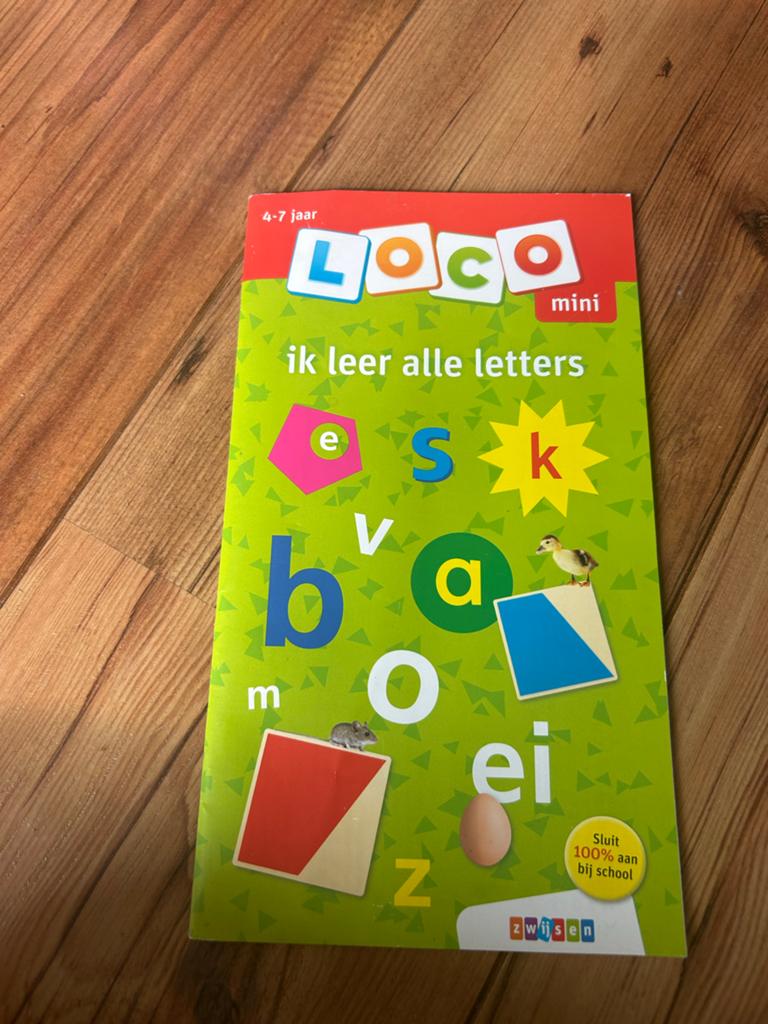 LOCO mini: Ik leer alle letters (4-7 jaar), Kinderen en Baby's, Speelgoed | Educatief en Creatief, Ophalen of Verzenden, Gebruikt