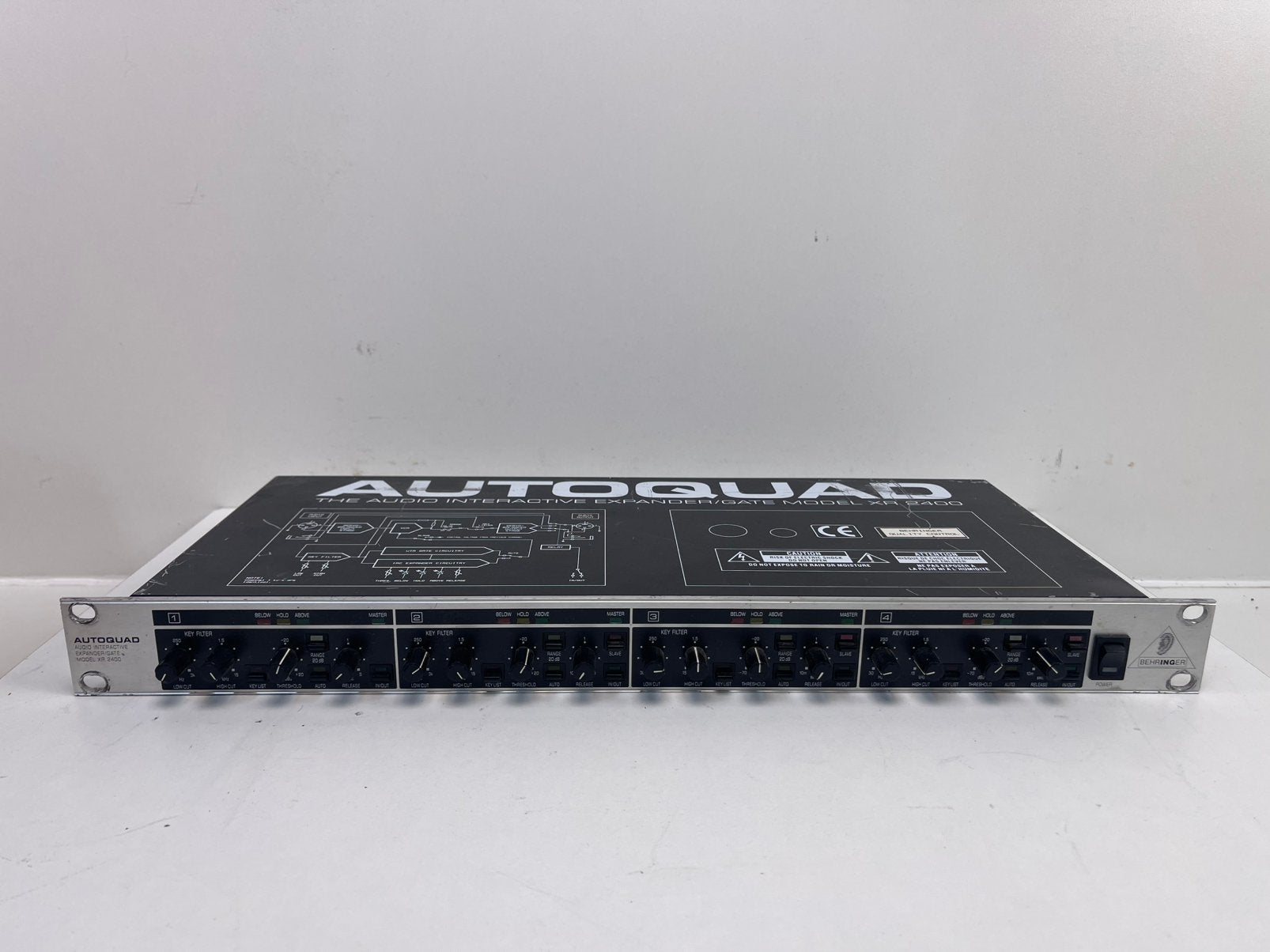 BEHRINGER AUTOQUAD XR2400 Expander / Gate 4 Kanalen TOP, Muziek en Instrumenten, Ophalen, Gebruikt, Compressor