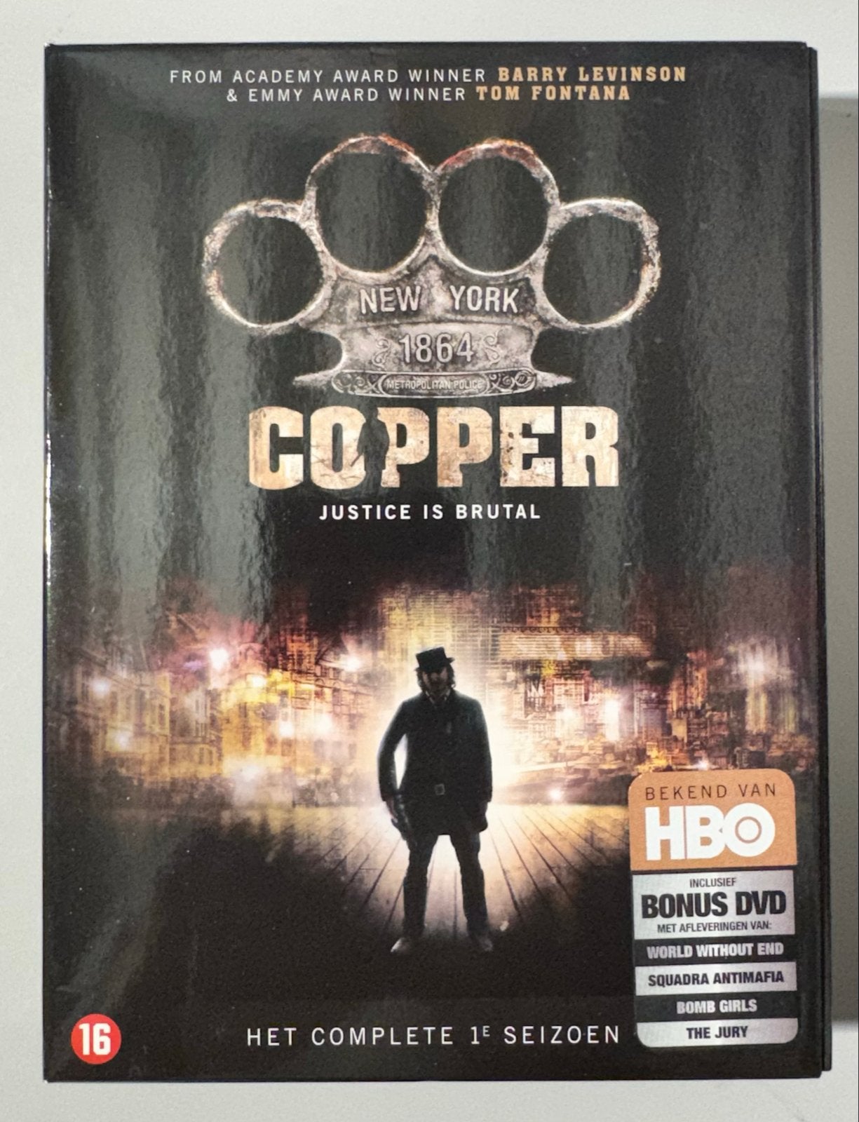 Copper - Het complete 1e seizoen (HBO) + Bonus DVD, Vanaf 16 jaar, Seizoen 1, Misdaad, Nederlands