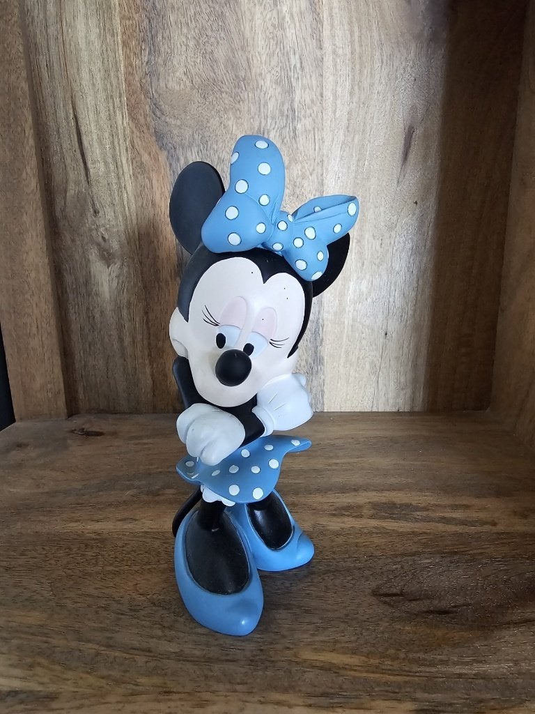 Vintage beeldje Minnie Mouse Shy, Ophalen, Mickey Mouse, Zo goed als nieuw, Beeldje of Figuurtje