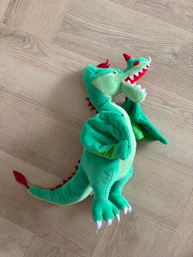 Knuffel draak, Ophalen of Verzenden, Zo goed als nieuw