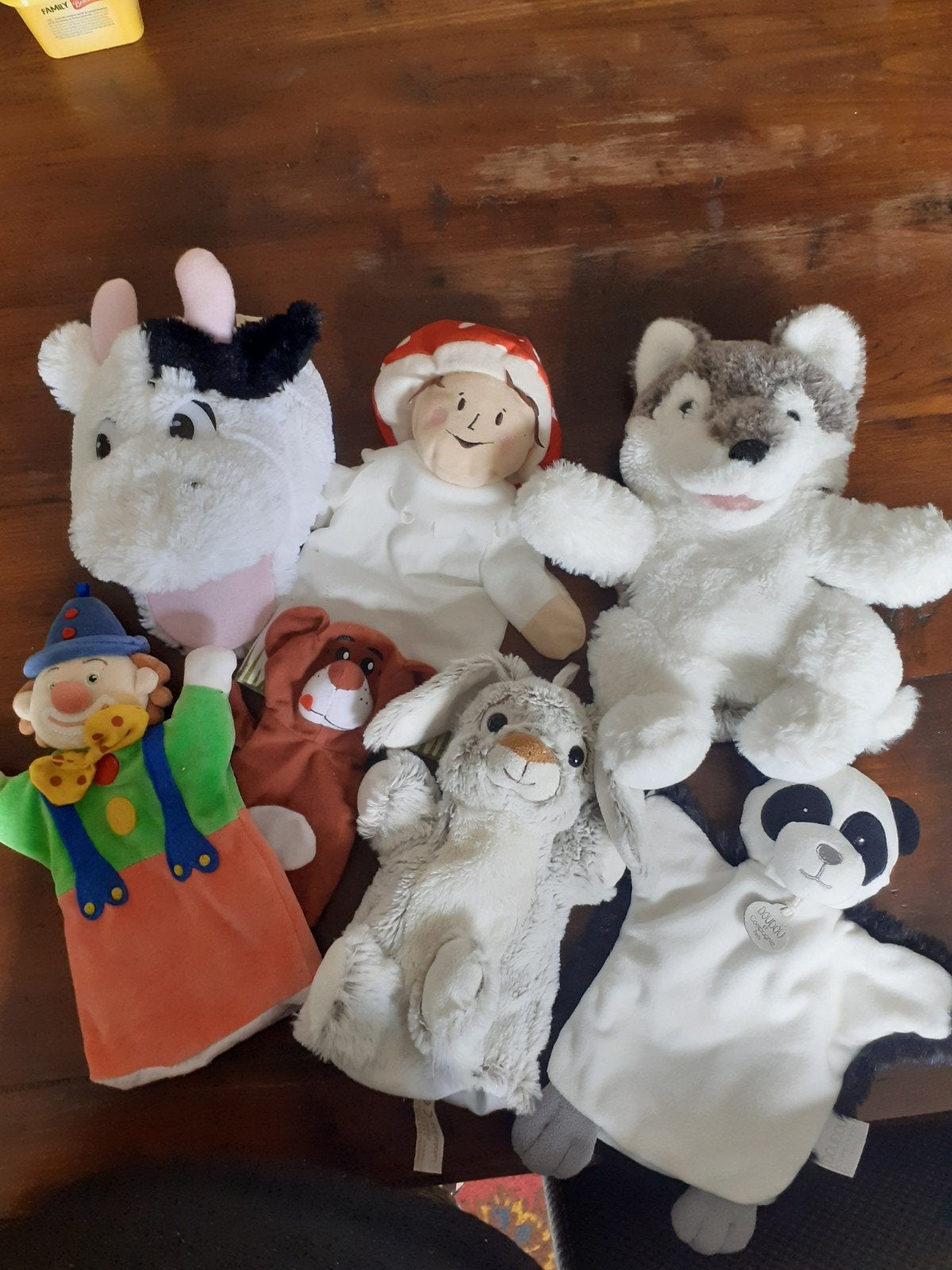 Poppenkastpoppen handpoppen, Ophalen of Verzenden, Zo goed als nieuw, Pop