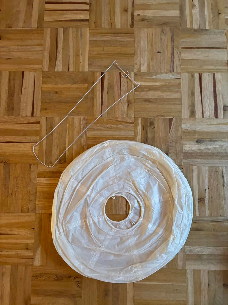 Rijstpapier lamp, Ophalen of Verzenden, Zo goed als nieuw, Minder dan 50 cm