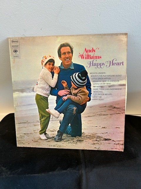Happy Heart van de Amerikaanse zanger Andy Williams, Cd's en Dvd's, Ophalen of Verzenden, Zo goed als nieuw, 12 inch, LP