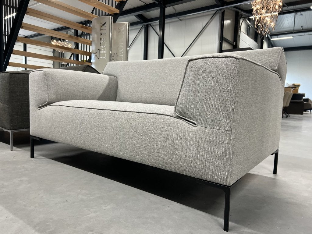Nieuw Design on Stock Bloq Loveseat grijs stof Design Bank, 75 tot 100 cm, Ophalen of Verzenden, Rechte bank, Contactformulier