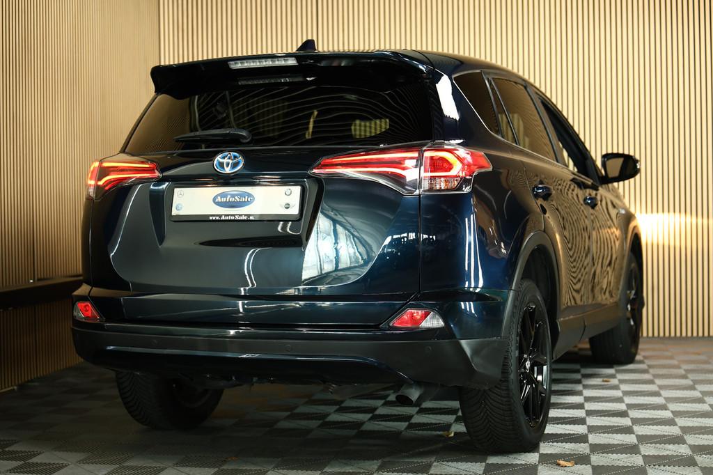 Toyota RAV4 2.5 Hybrid 2WD Dynamic AUTOM CRUISE NAVI BT CLIM, Auto's, Toyota, Stof, Gebruikt, Zwart, Blauw