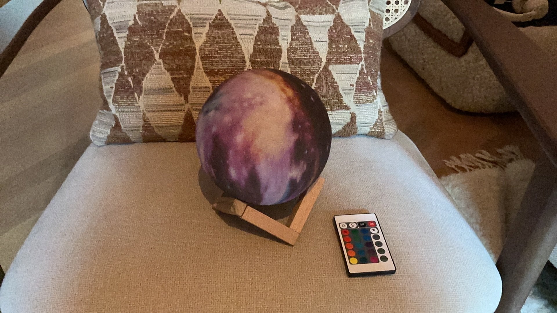 Lamp maan verschillende kleuren, Ophalen of Verzenden, Zo goed als nieuw