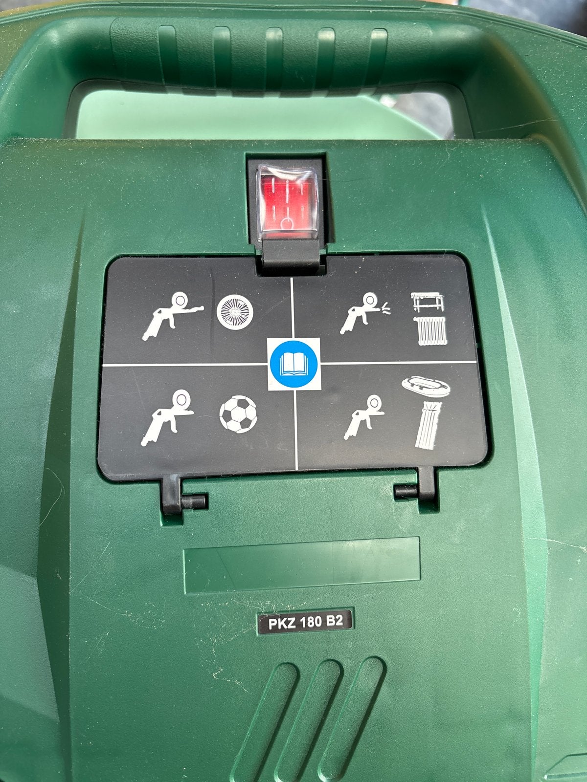 Parkside PKZ 180 B2 Compressor - Zo goed als nieuw, Ophalen, 6 tot 10 bar, Zo goed als nieuw, Minder dan 200 liter/min