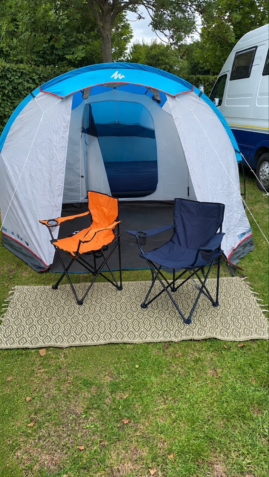 Quechua Arpenaz Family 4.1 Tent, Ophalen, Zo goed als nieuw, Tot en met 4