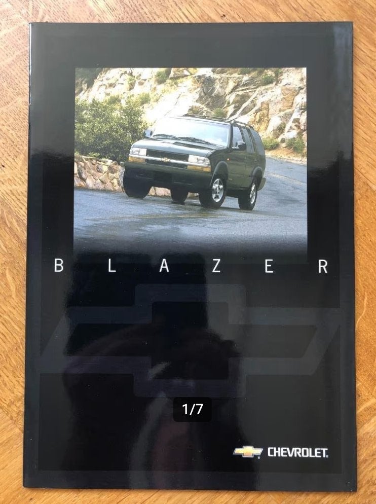 Chevrolet Blazer folder 1998 4x4, Verzenden, Chevrolet, General Motors, Nieuw