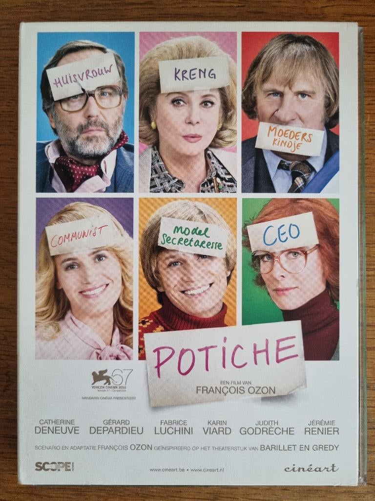 Potiche | Francois Ozon, Cd's en Dvd's, Dvd's | Filmhuis, Vanaf 12 jaar, Ophalen of Verzenden, Zo goed als nieuw, Frankrijk