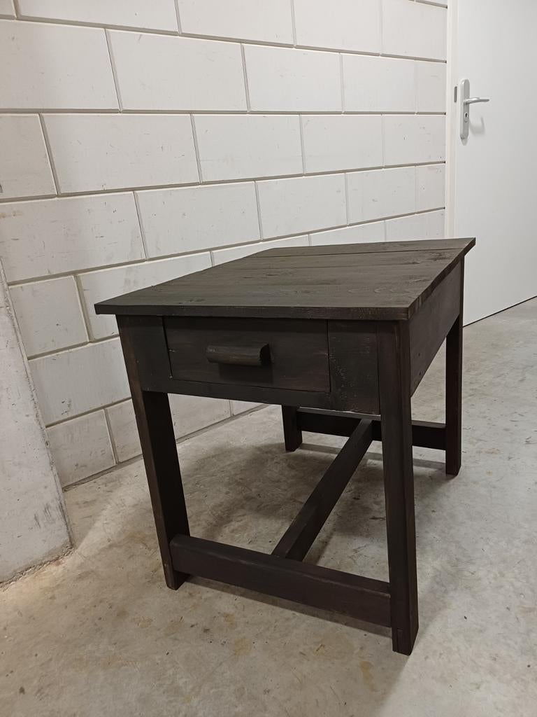 Tafeltje van oud hout, Huis en Inrichting, Ophalen, 50 tot 100 cm, Zo goed als nieuw, 25 tot 50 cm