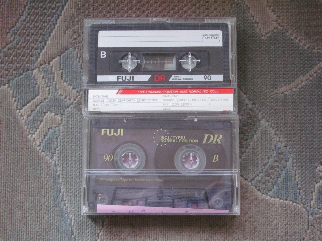 2 fraaie Fuji DR 90 cassettebandjes, 2 t/m 25 bandjes, Overige genres, Ophalen of Verzenden, Zo goed als nieuw