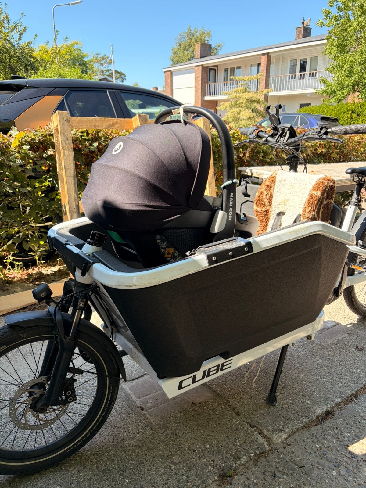 Maxi cosi adapter voor Cube bakfiets, Fietsen en Brommers, Fietsen | Bakfietsen, Overige merken, Elektrisch, Ophalen of Verzenden