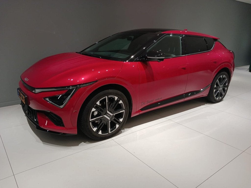 Kia Ev6 84kWh 229pk RWD GT-Line, Auto's, Automaat, 12 maanden, Achterwielaandrijving, Zwart